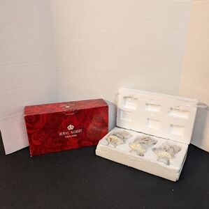 Rare 2006 Royal Albert  England Old Country Roses Angel Set 3 Plug-in Nightlight